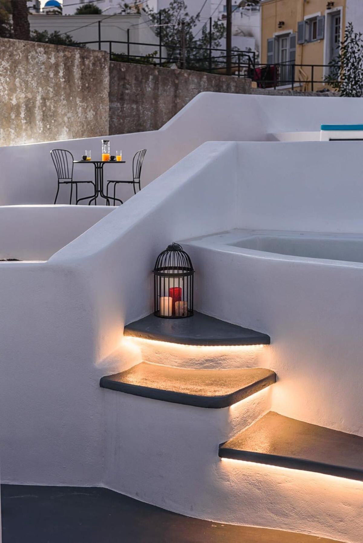 דירות סנטוריני Santorini Traditional Apt With Private Hot Tub מראה חיצוני תמונה